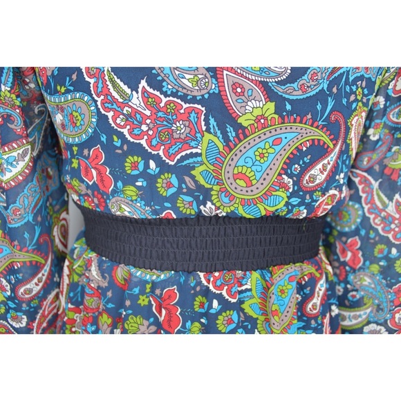 Flying Tomato Boho Paisley Floral Feminine Fit Dress XSMALL Preowned - Picture 7 of 9